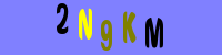 Blue Captcha Image