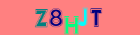 Blue Captcha Image