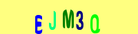 Blue Captcha Image