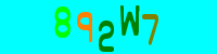 Blue Captcha Image