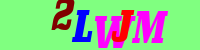 Blue Captcha Image