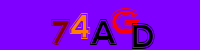 Blue Captcha Image