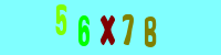 Blue Captcha Image