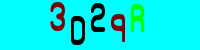 Blue Captcha Image