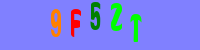 Blue Captcha Image
