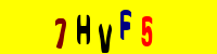 Blue Captcha Image