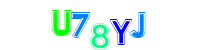 Blue Captcha Image
