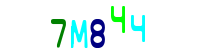 Blue Captcha Image