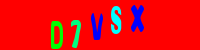 Blue Captcha Image
