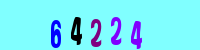 Blue Captcha Image