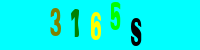 Blue Captcha Image