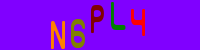 Blue Captcha Image