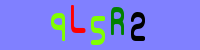 Blue Captcha Image