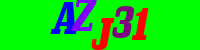 Blue Captcha Image