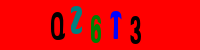 Blue Captcha Image