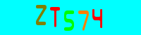 Blue Captcha Image