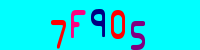 Blue Captcha Image