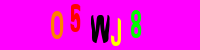 Blue Captcha Image