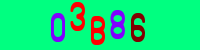 Blue Captcha Image