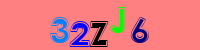 Blue Captcha Image