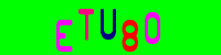 Blue Captcha Image