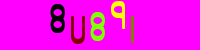 Blue Captcha Image