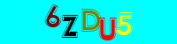 Blue Captcha Image