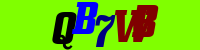 Blue Captcha Image
