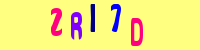 Blue Captcha Image