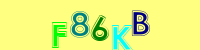Blue Captcha Image