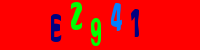 Blue Captcha Image