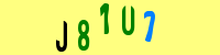 Blue Captcha Image