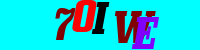 Blue Captcha Image