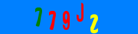 Blue Captcha Image