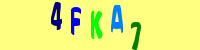 Blue Captcha Image