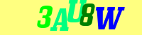 Blue Captcha Image