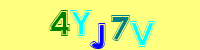 Blue Captcha Image