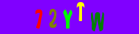 Blue Captcha Image