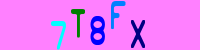 Blue Captcha Image