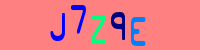 Blue Captcha Image