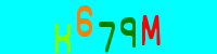 Blue Captcha Image