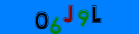 Blue Captcha Image