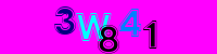 Blue Captcha Image