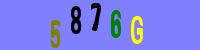 Blue Captcha Image