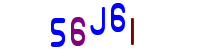 Blue Captcha Image