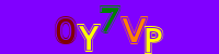 Blue Captcha Image