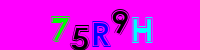 Blue Captcha Image
