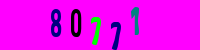 Blue Captcha Image