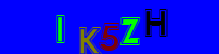 Blue Captcha Image