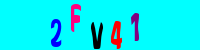 Blue Captcha Image